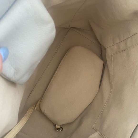 Chanel Coco Mark Caviar Skin Tote Bag Gray/Silver with silver hardware - Picture 13 of 15